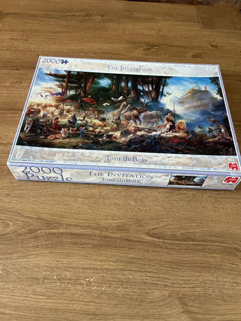 Jumbo Puzzel 2000 stukjes - The Invitation Tom duBois, Ophalen of Verzenden, Meer dan 1500 stukjes, Gebruikt, Legpuzzel