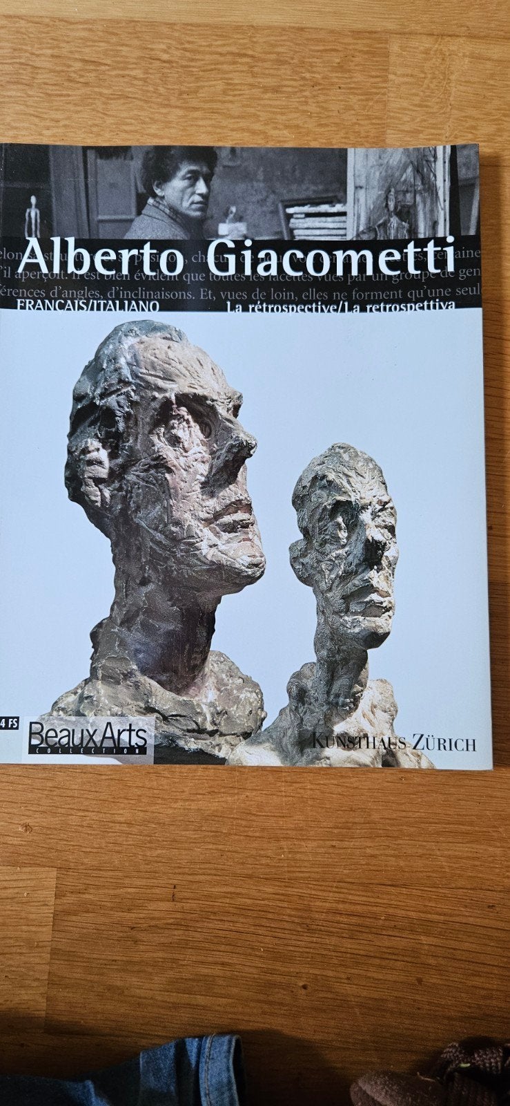 Alberto Giacometti: La Rétrospective - Kunsthaus Zürich, Ophalen of Verzenden, Zo goed als nieuw, Beeldhouwkunst, Alberto Giacometti