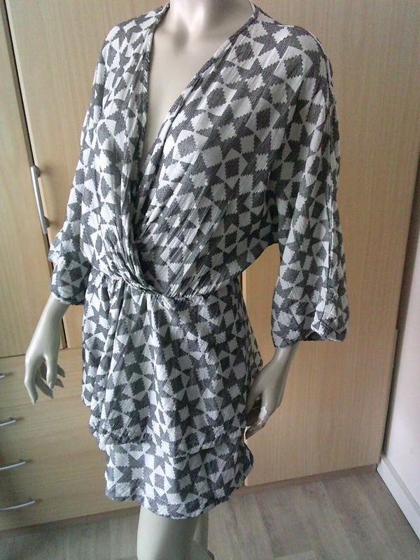 PEARL & CAVIAR hippe zomerjurk maat M/L, Kleding | Dames, Jurken, Gedragen, Maat 38/40 (M), Overige kleuren, Boven de knie, Verzenden