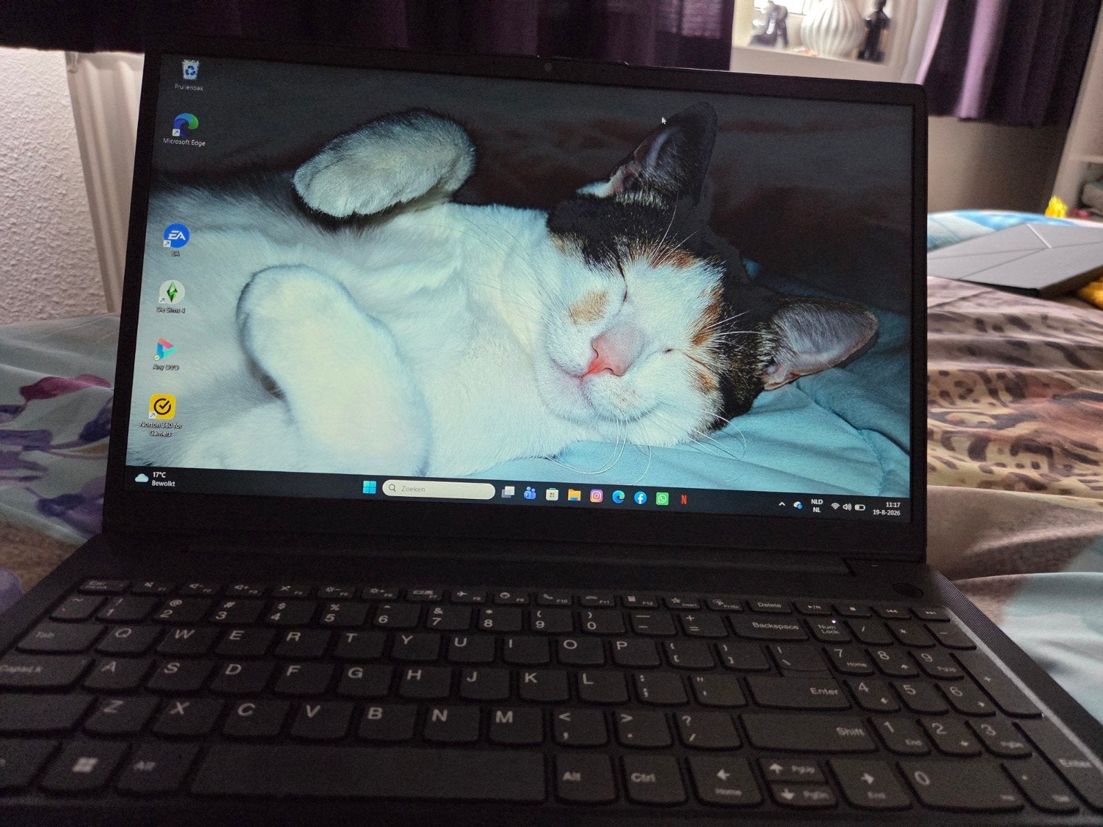 Lenovo laptop + hoes, Computers en Software, Ophalen, Gebruikt, Lenovo, 15 inch