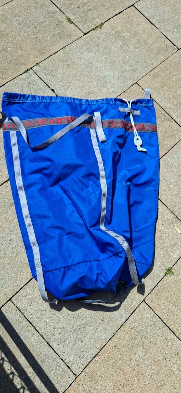 Blauwe wasbak voor caravan, boot of camper - 60x30x30 cm, Ophalen of Verzenden, Zo goed als nieuw