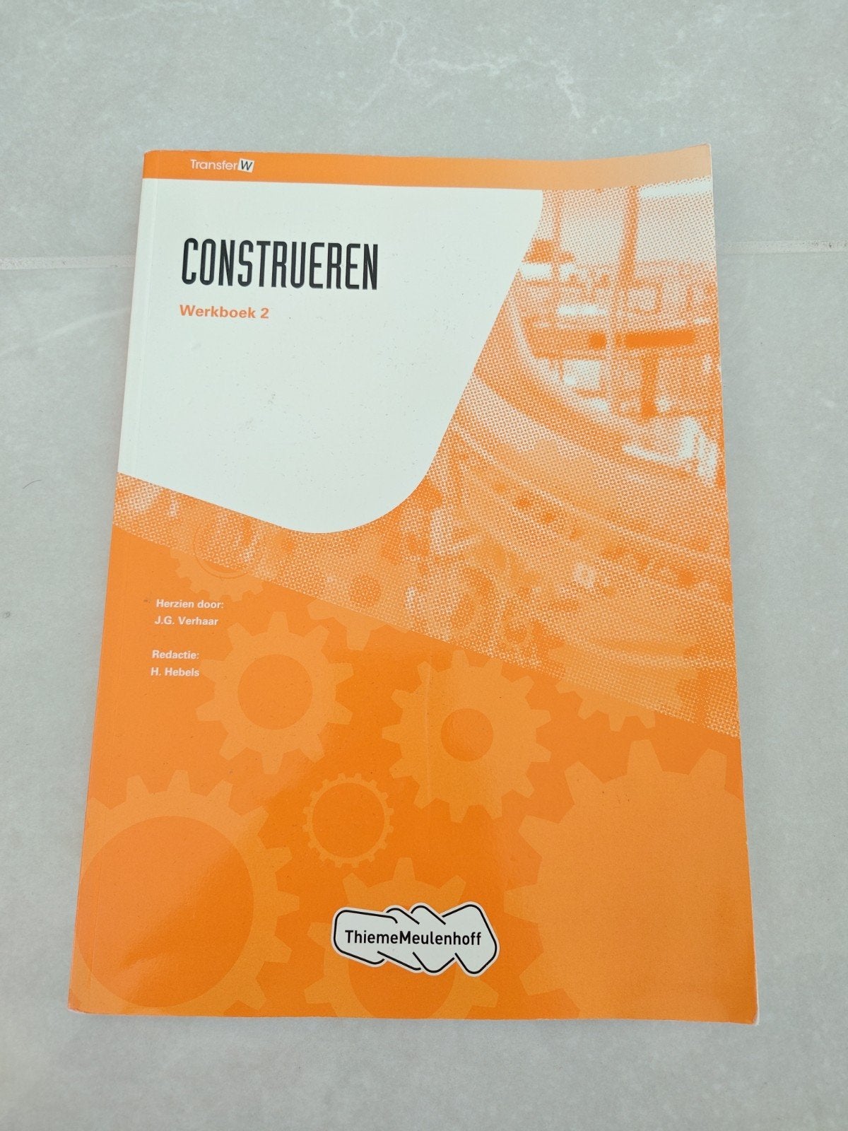 Transfer W Construeren Werkboek 2 - ThiemeMeulenhoff, Ophalen of Verzenden, MBO, Beta, J.G. Verhaar
