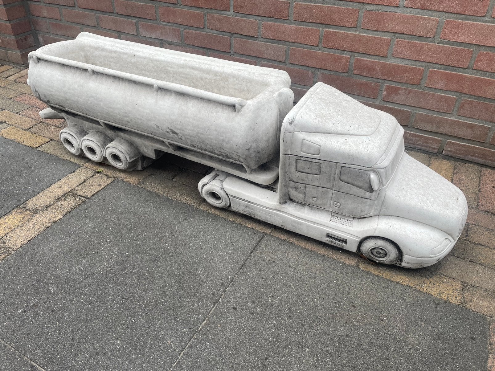 Bloembak Volvo met bulkoplegger, Ophalen, 100 cm of meer, Zo goed als nieuw, Overige vormen