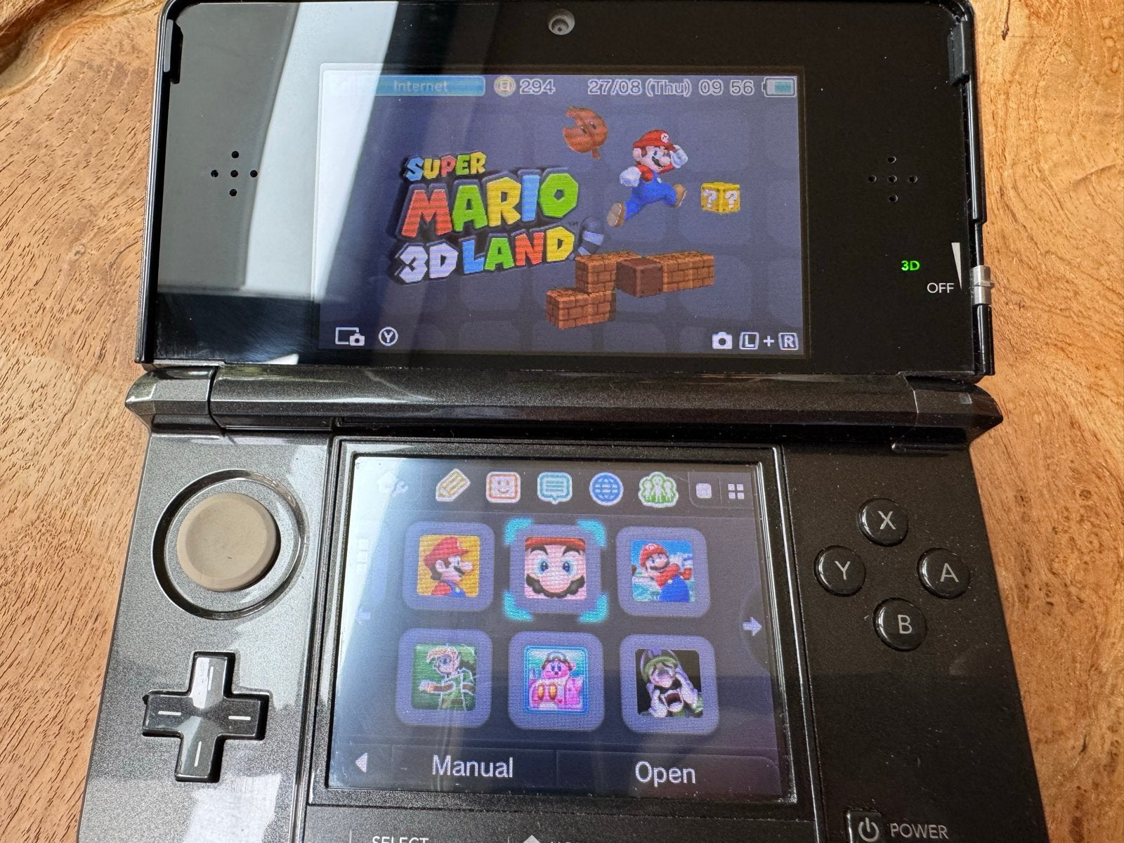 Nintendo 3DS - helemaal compleet met doos etc, Ophalen of Verzenden, Zo goed als nieuw, Zwart, 3DS