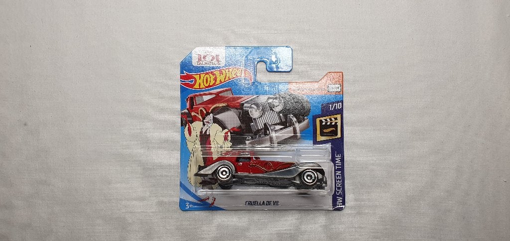 Hot Wheels Disney 101 dalmatiers Cruella De vil, Ophalen of Verzenden, Nieuw, Auto