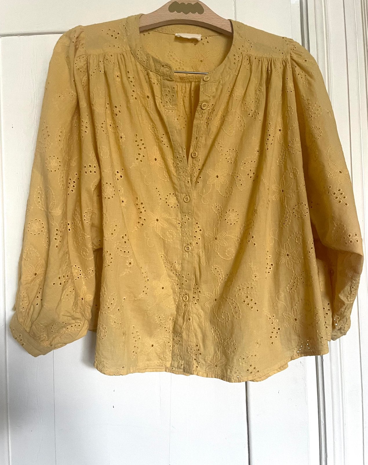 Blouse, Ophalen of Verzenden, Zo goed als nieuw, Geel