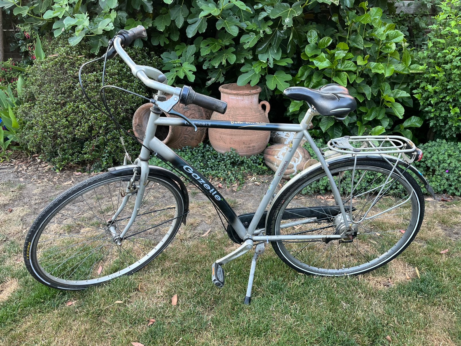 Gazelle herenfiets, Fietsen en Brommers, Fietsen | Heren | Herenfietsen, Ophalen, Gebruikt, Velgrem, Versnellingen