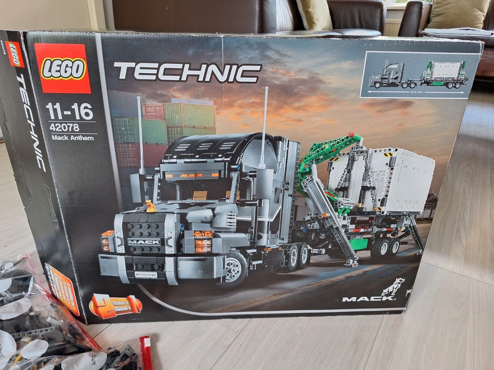 Lego technic - 42078 - Mack Anthem, Kinderen en Baby's, Ophalen, Inclusief instructies, Gebruikt, Lego
