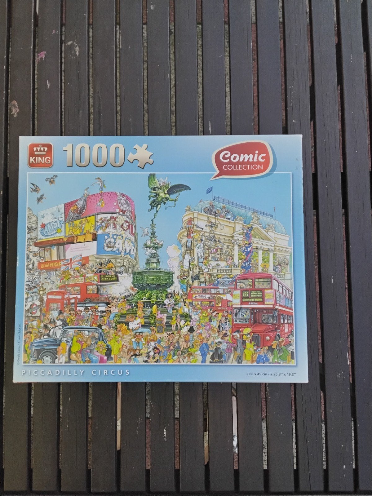 King Comic Collection Legpuzzel  Circus 1000 stukjes, Ophalen of Verzenden, 500 t/m 1500 stukjes, Gebruikt, Legpuzzel