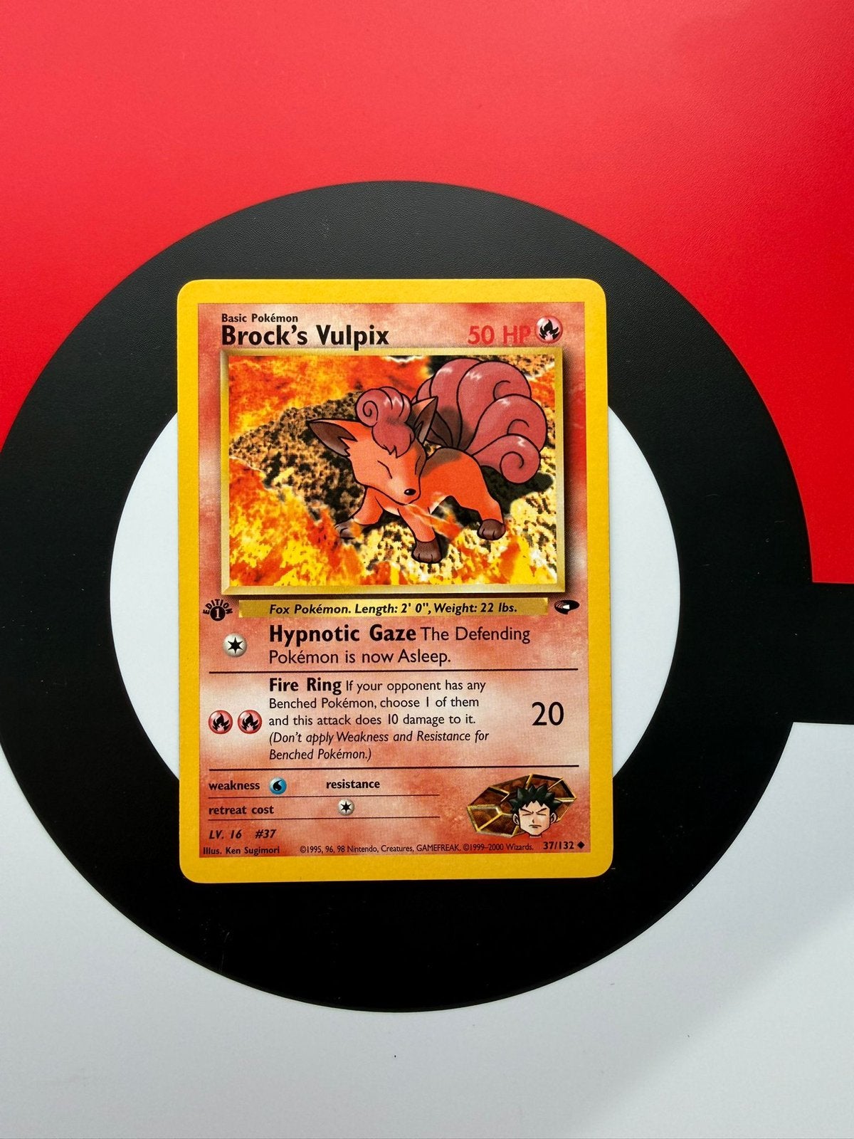 Brock’s Vulpix #37, Ophalen of Verzenden, Zo goed als nieuw, Losse kaart