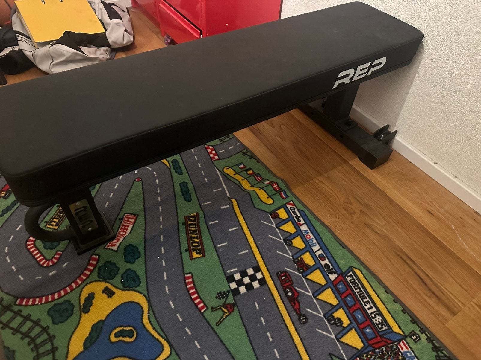 REP FB-5000 Competition Flat Bench, Ophalen, Zo goed als nieuw, Fitnessbank