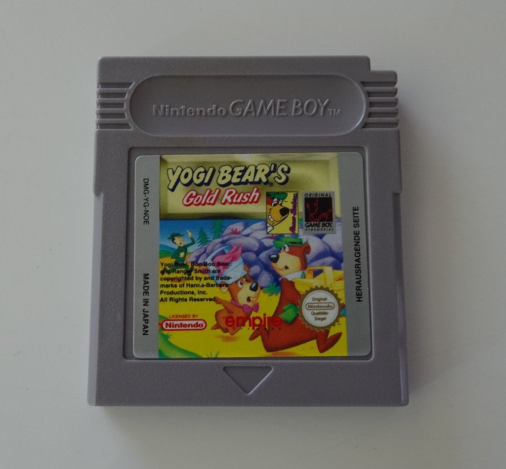 Yogi Bear's Gold Rush voor Nintendo Game Boy Classic Bieden, Spelcomputers en Games, Ophalen, Overige genres, 1 speler, Zo goed als nieuw