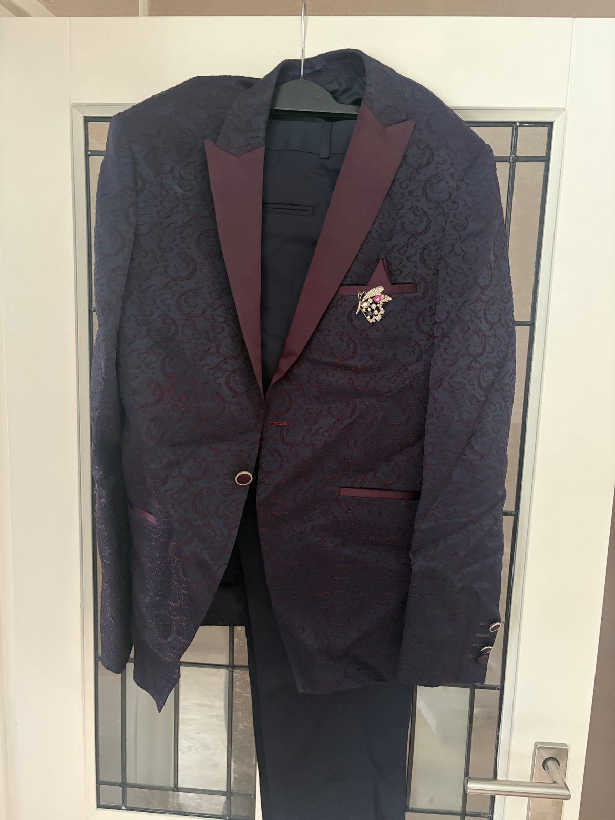 Speciale smoking uit Turkije - Uniek design, Kleding | Heren, Kostuums en Colberts, Ophalen, Zo goed als nieuw, Overige maten