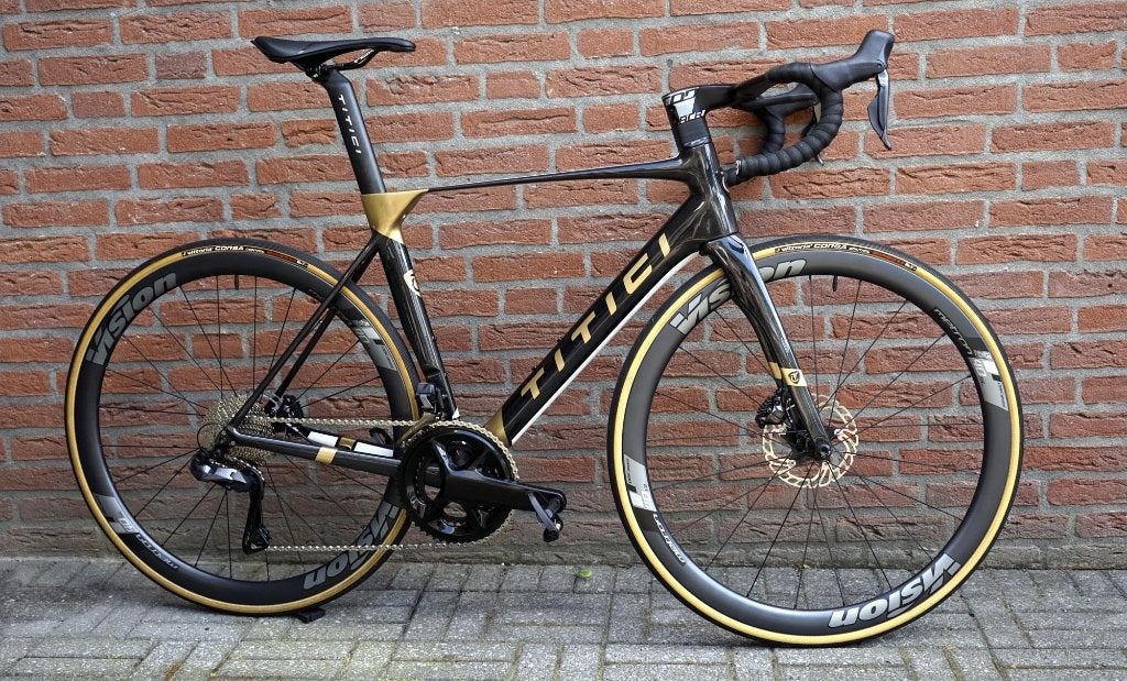 Titici F-RIO1, Shimano Ultegra 2x12 Di2, carbon, Fietsen en Brommers, 28 inch, Carbon, Zo goed als nieuw, Meer dan 20 versnellingen