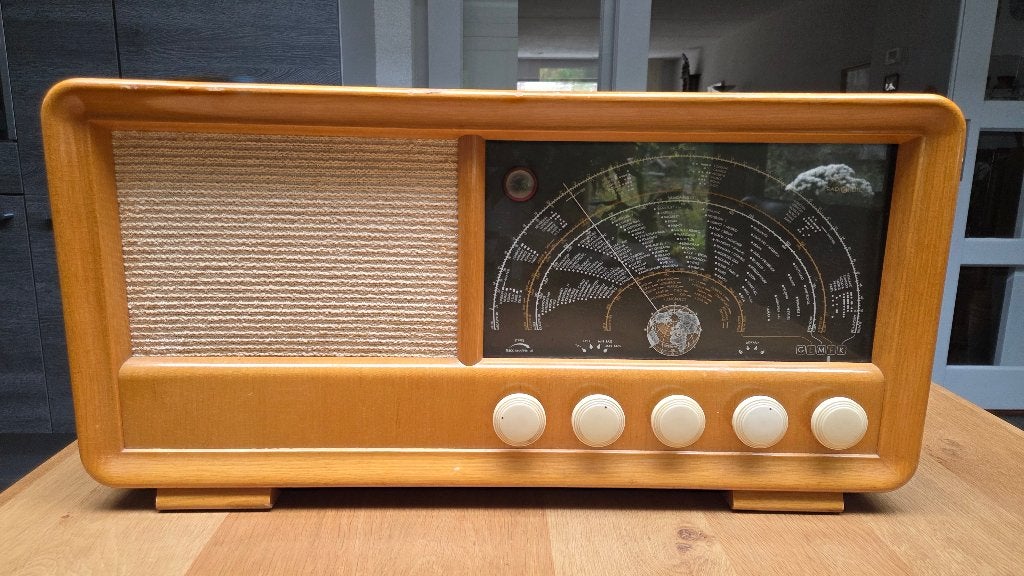 Jubileum radio uit Noorwegen, Ophalen, Gebruikt, Wereldontvanger