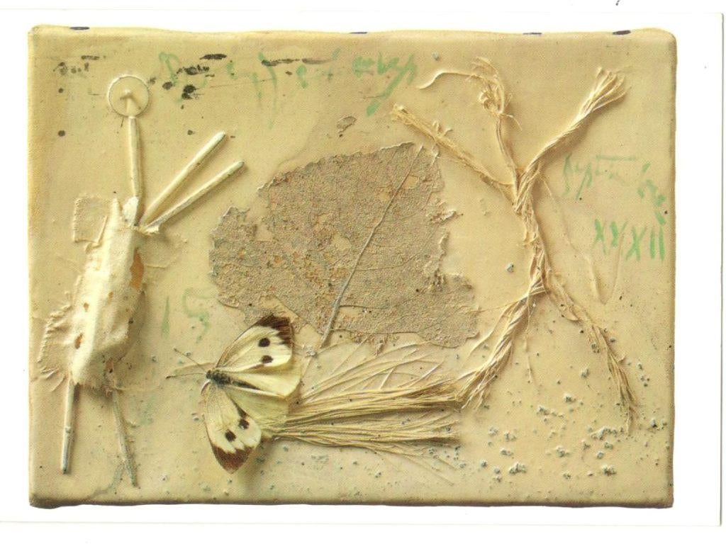 Kaart  “ Composition au papillon" Pablo Picasso, Verzamelen, Ansichtkaarten | Themakaarten, Verzenden, 1980 tot heden, Gelopen