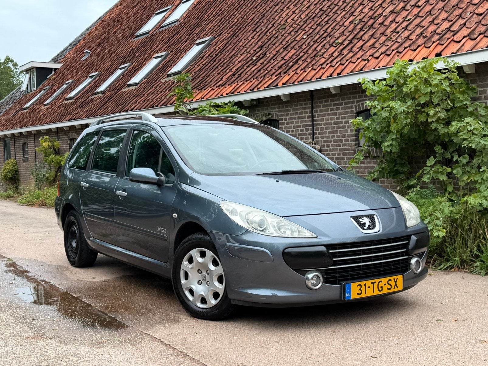 Peugeot 307 1.6 16V XR Break | Pano + Clima + Cruise, Auto's, Stof, Zwart, 4 cilinders, 715 kg
