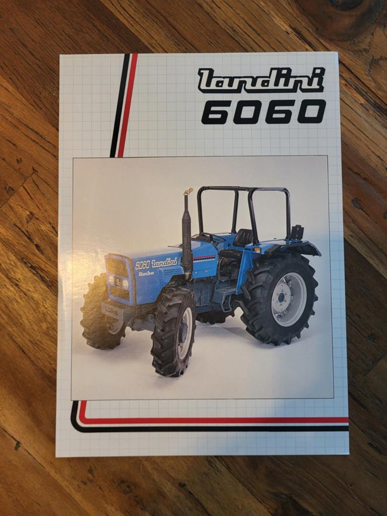 tractor folder Landini 6060, Boeken, Catalogussen en Folders, Ophalen of Verzenden, Zo goed als nieuw, Folder