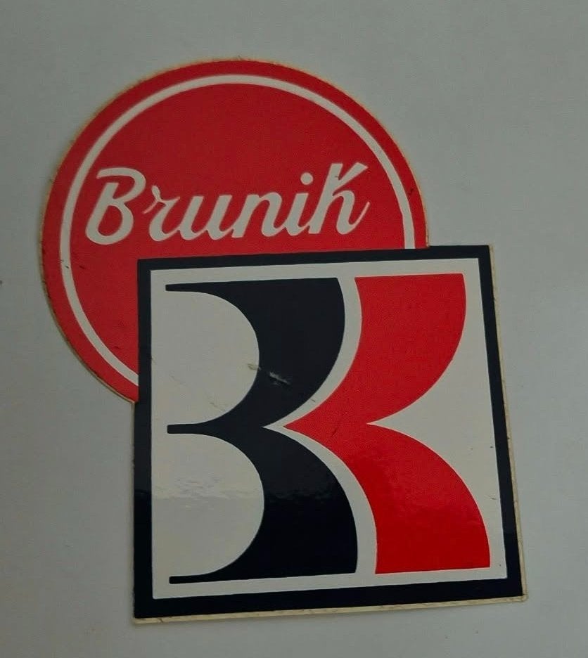Sticker Brunik, Verzamelen, Ophalen of Verzenden, Zo goed als nieuw, Bedrijf of Vereniging