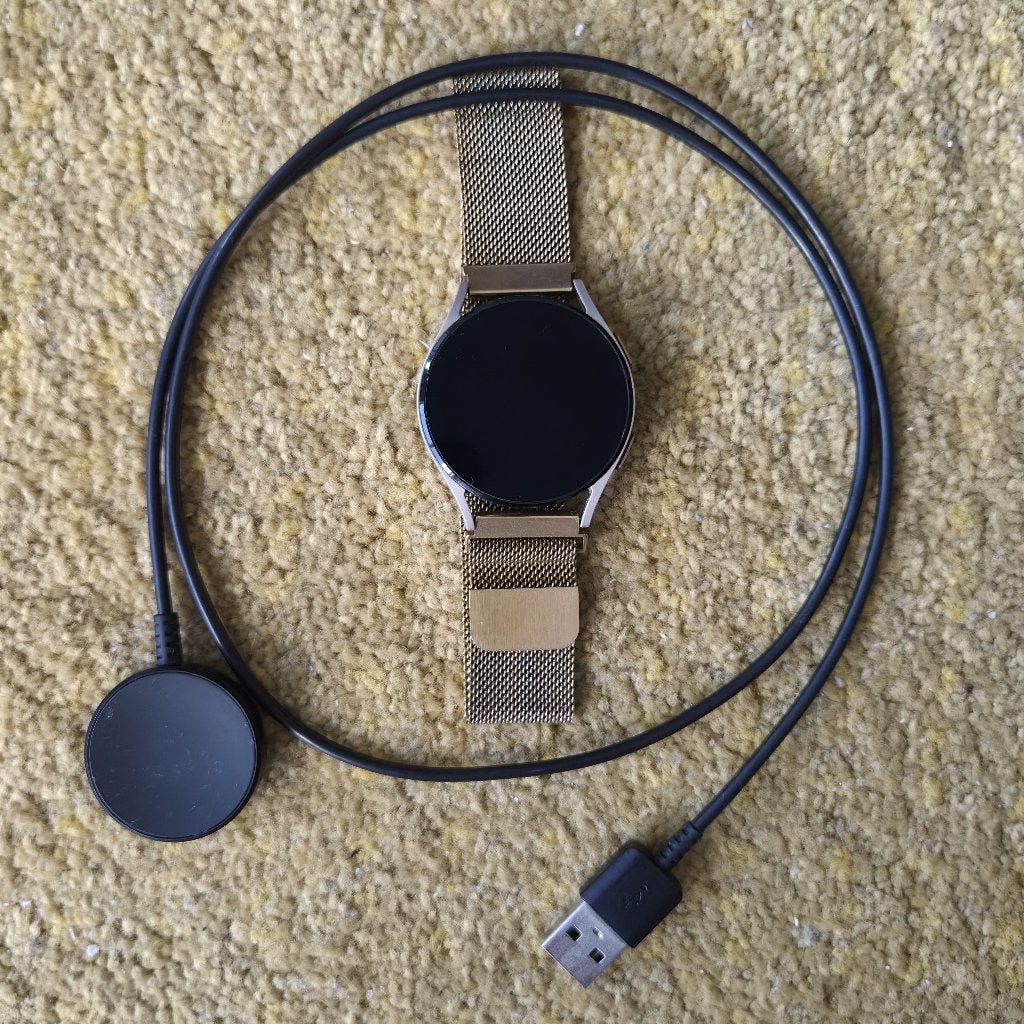 Samsung Galaxy Watch 4 - 40mm - rosé gold, Hoogte, Zwart, Samsung galaxy watch 4 40mm, Ophalen of Verzenden