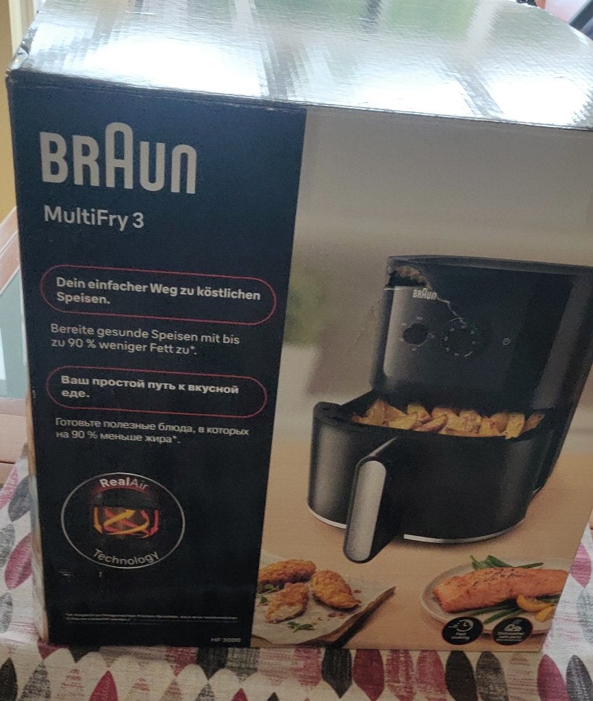 Braun MultiFry 3 Airfryer + De'Longhi Magnifica S Koffiem., Ophalen, Nieuw, Airfryer XL, 1000 t/m 1499 gram