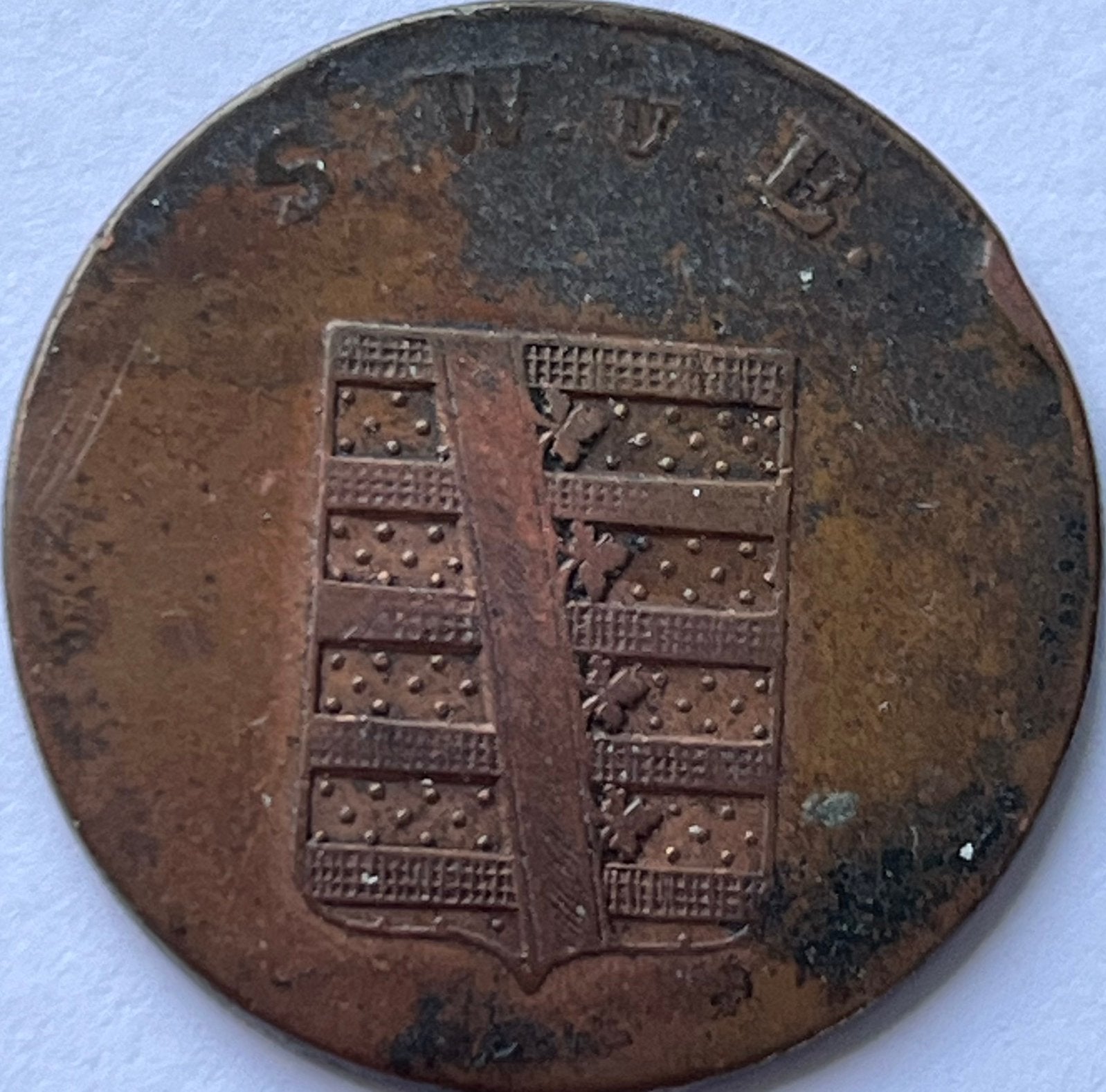Saksen-Weimar-Eisenach vier pfennig 1812, Ophalen of Verzenden, Duitsland, Losse munt