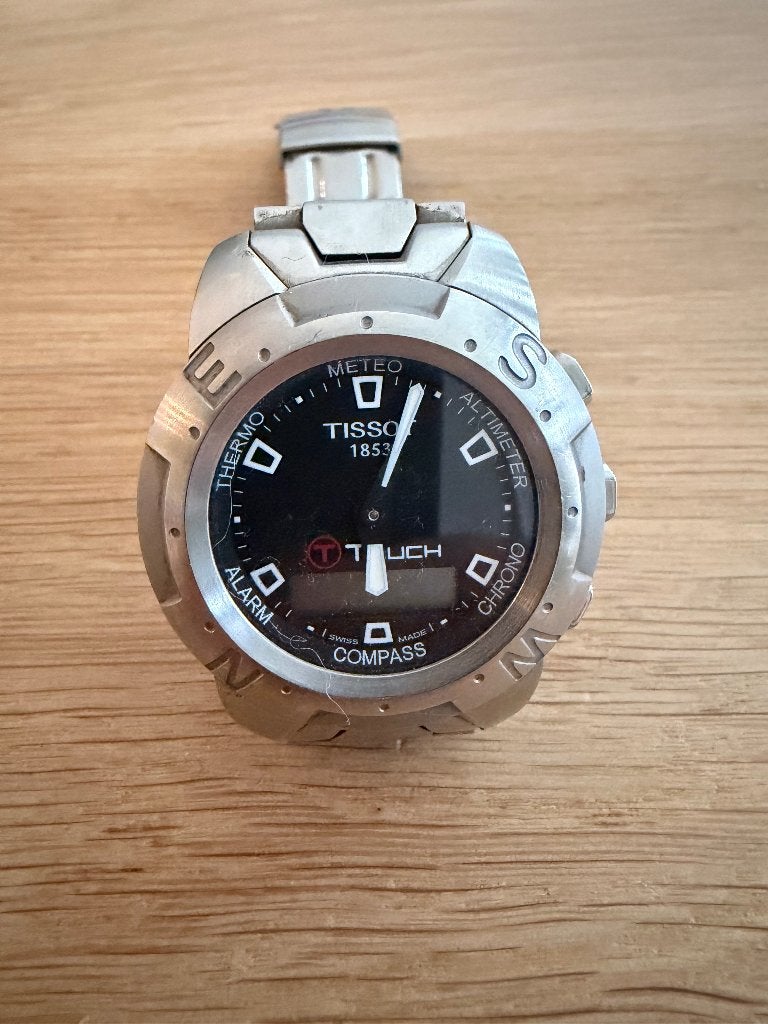 Tissot T-Touch Z252/352 titanium, Overige merken, Overige materialen, Gebruikt, Polshorloge