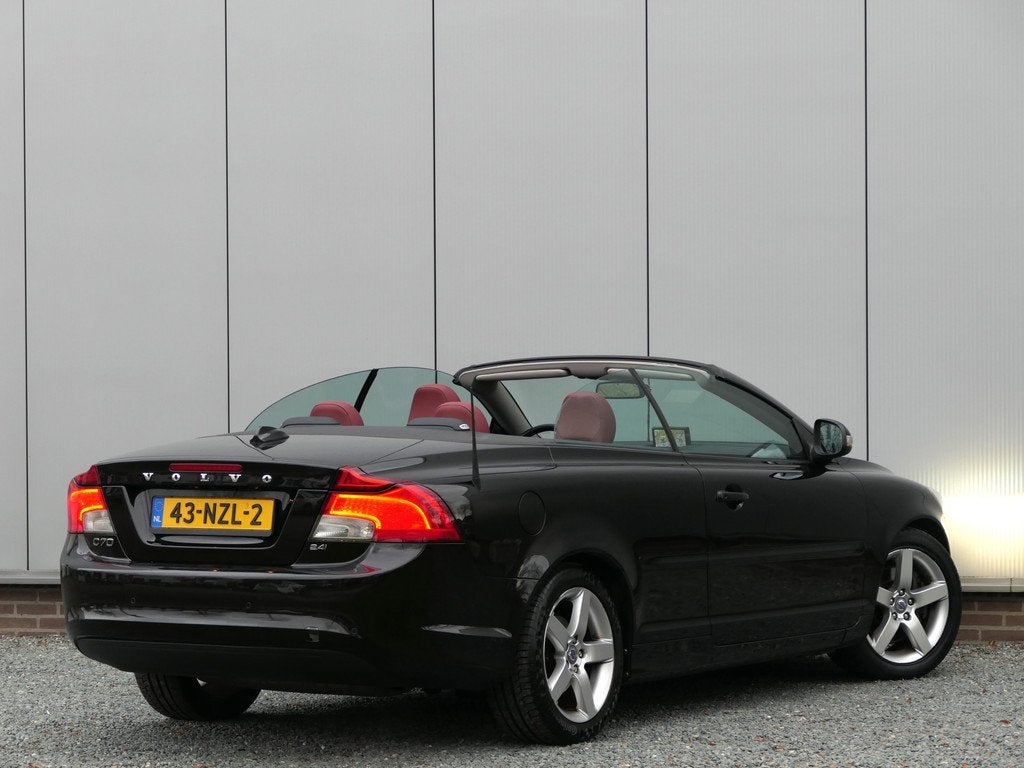 Volvo C70 Convertible 2.4i AUT Summum Navi / Leer / Stoelver, Auto's, Automaat, C70, Cabriolet, 4 stoelen