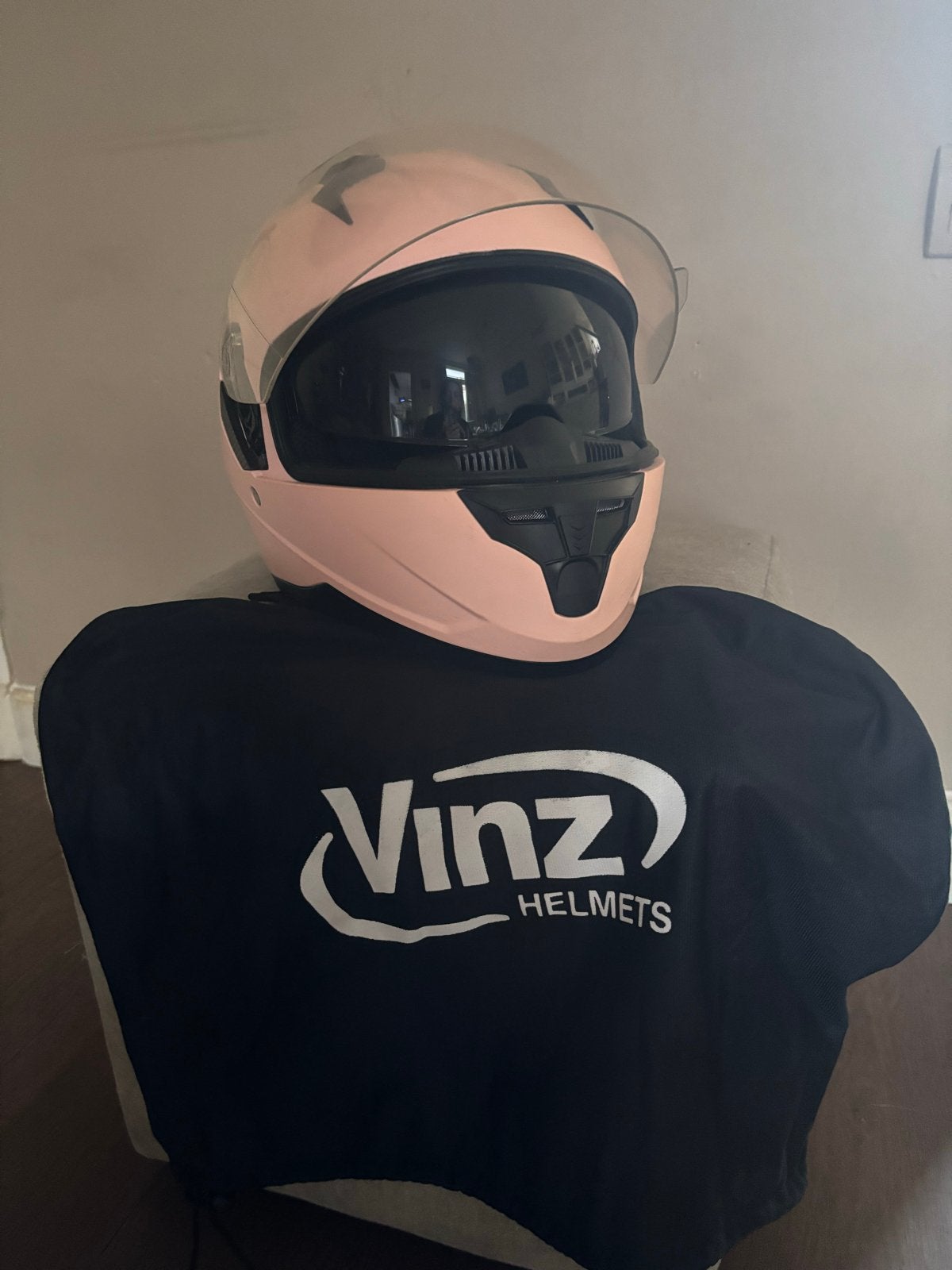 Roze Vinz motorhelm - Maat S (55-56), Ophalen of Verzenden, Nieuw zonder kaartje, Dames, Overige typen