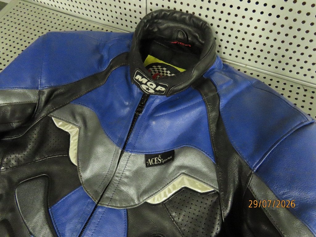 Mooie & Stoere Motorjas MQP met Protectie Maat 50 Jas Leer, Motoren, Heren, MQP, Jas | leer, Ophalen of Verzenden