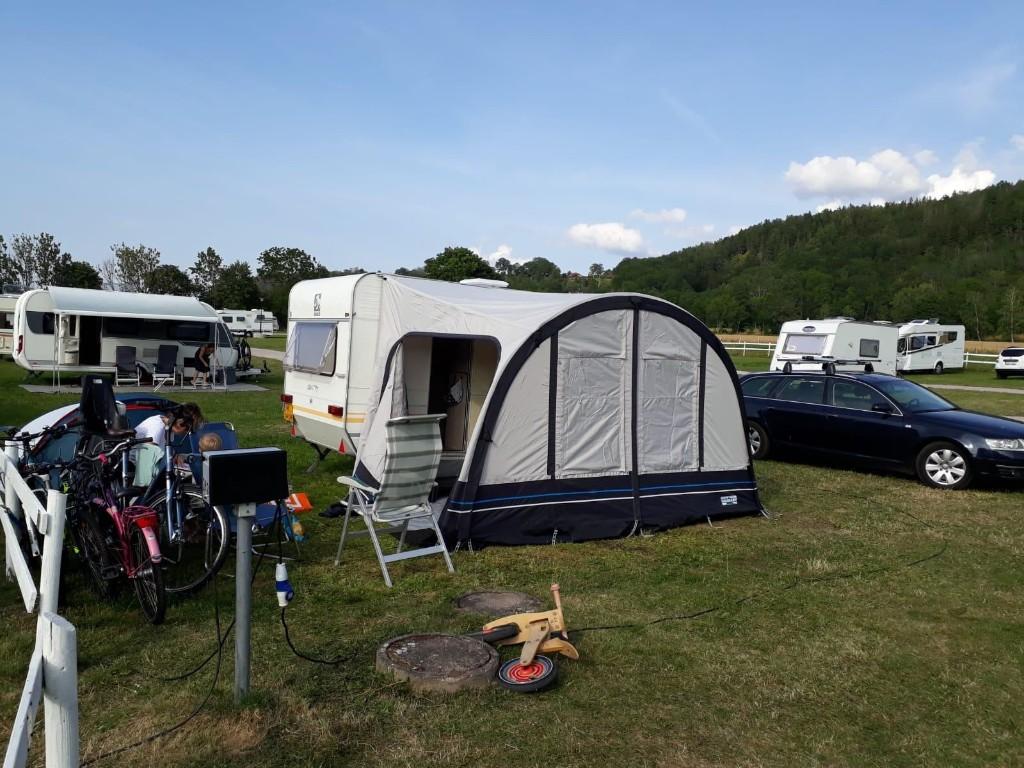 Voortent: Goldcamp Queen 360 'snelle opzet'' te koop, Verzenden, Gebruikt
