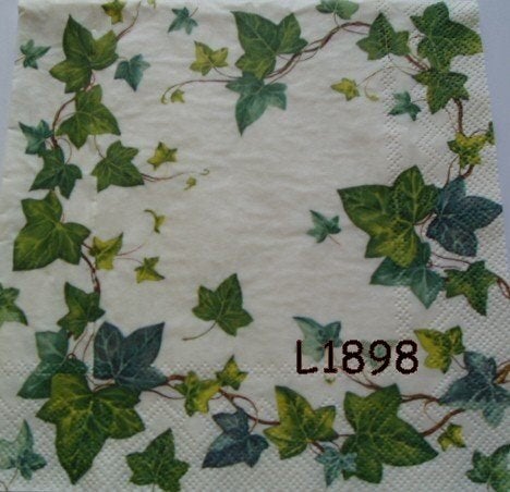 Servetten decoupage/bullet journal - Hedera L1898, Verzenden, Nieuw