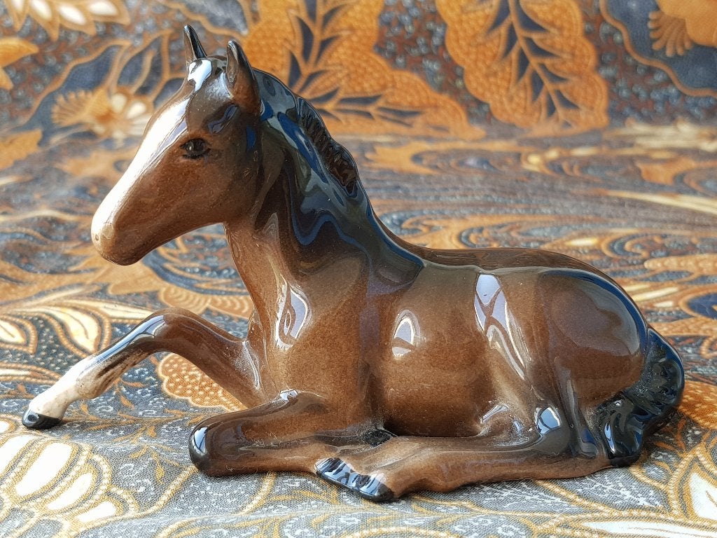 Mooi oud Beswick beeldje uit Engeland van een veulen 12,6 cm, Ophalen of Verzenden