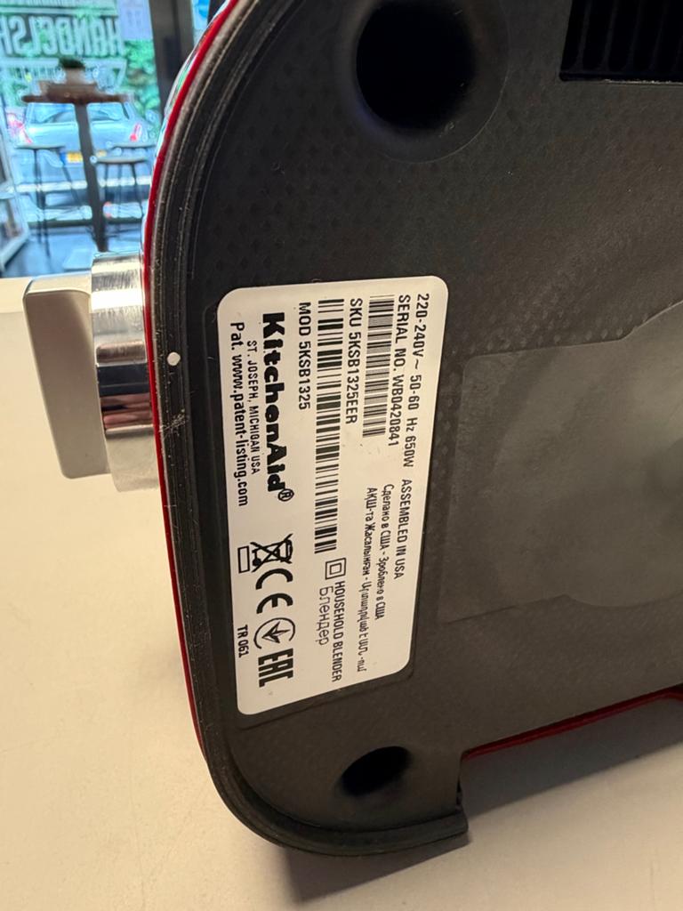 KitchenAid K150 Blender 5KSB1325BER Empire Red, Ophalen of Verzenden, Zo goed als nieuw, Nvt, Nvt