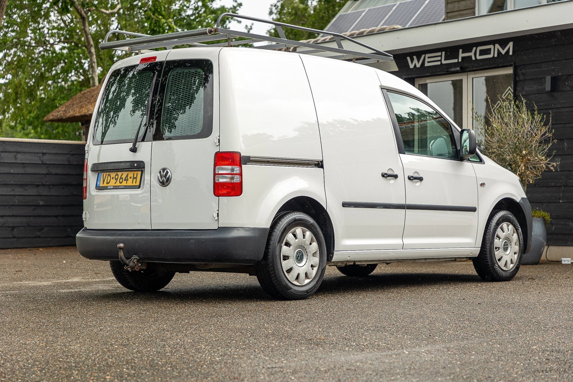 Volkswagen Caddy 1.6 TDI Trekhaak I Imperiaal I Airco I Crui, Auto's, Voorwielaandrijving, Stof, Gebruikt, Zwart