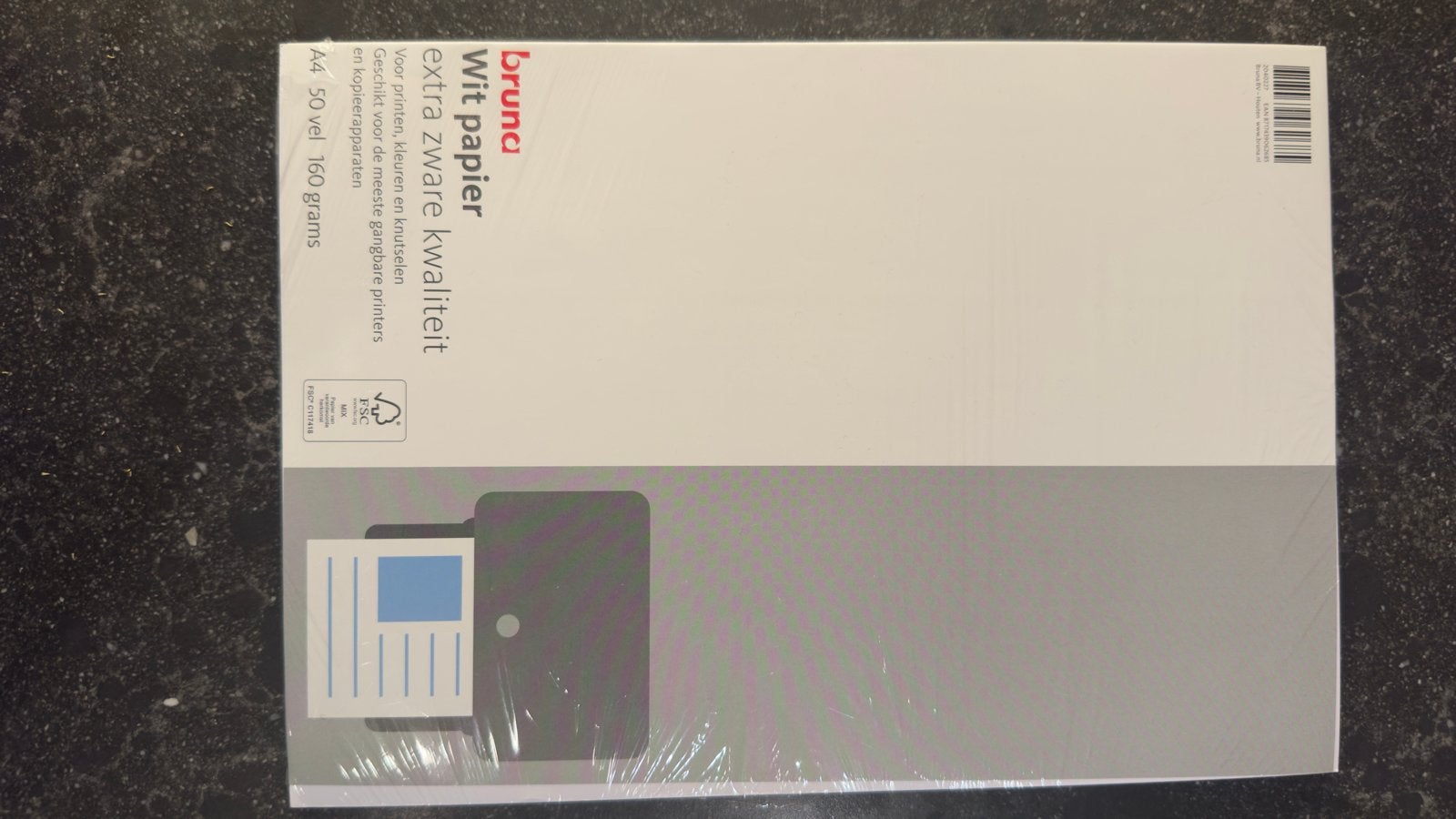 Bruna wit papier A4 – 160 g/m² – 50 vel – nieuw en ongeopend, Ophalen, Nieuw
