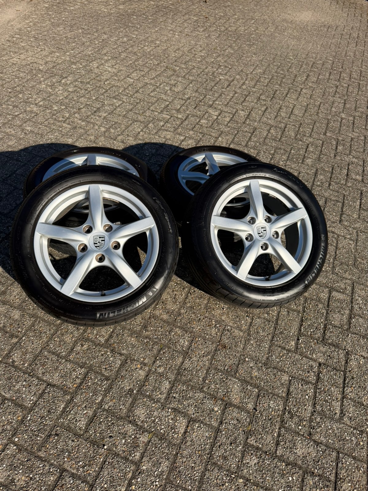 | PORSCHE | BOXSTER | 987 | CAYMAN | ORIGINEEL | 17 INCH |, Gebruikt, Banden en Velgen, 17 inch, Personenwagen