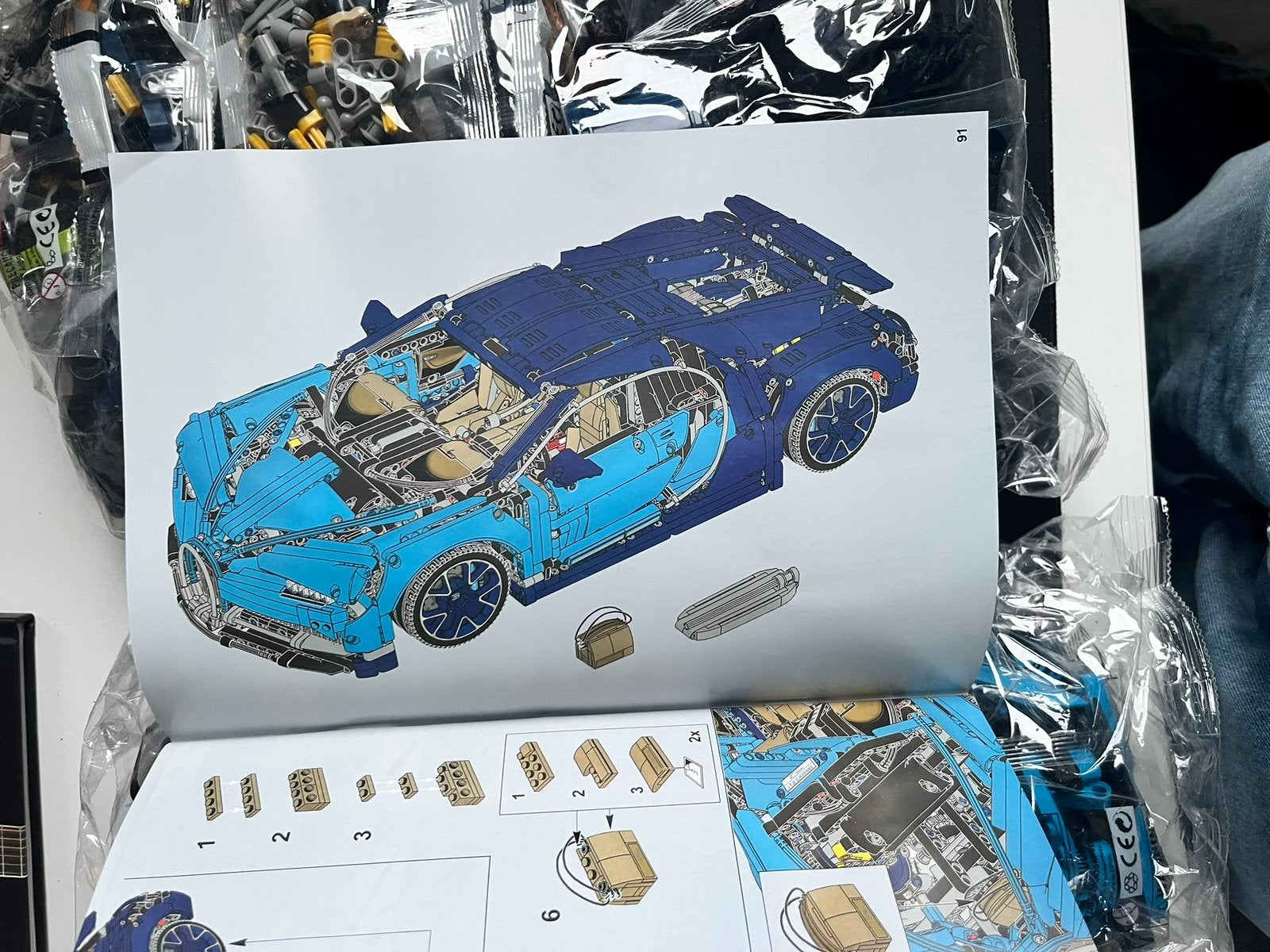 Bugatti Chiron bouwpakket, Ophalen of Verzenden, Nieuw