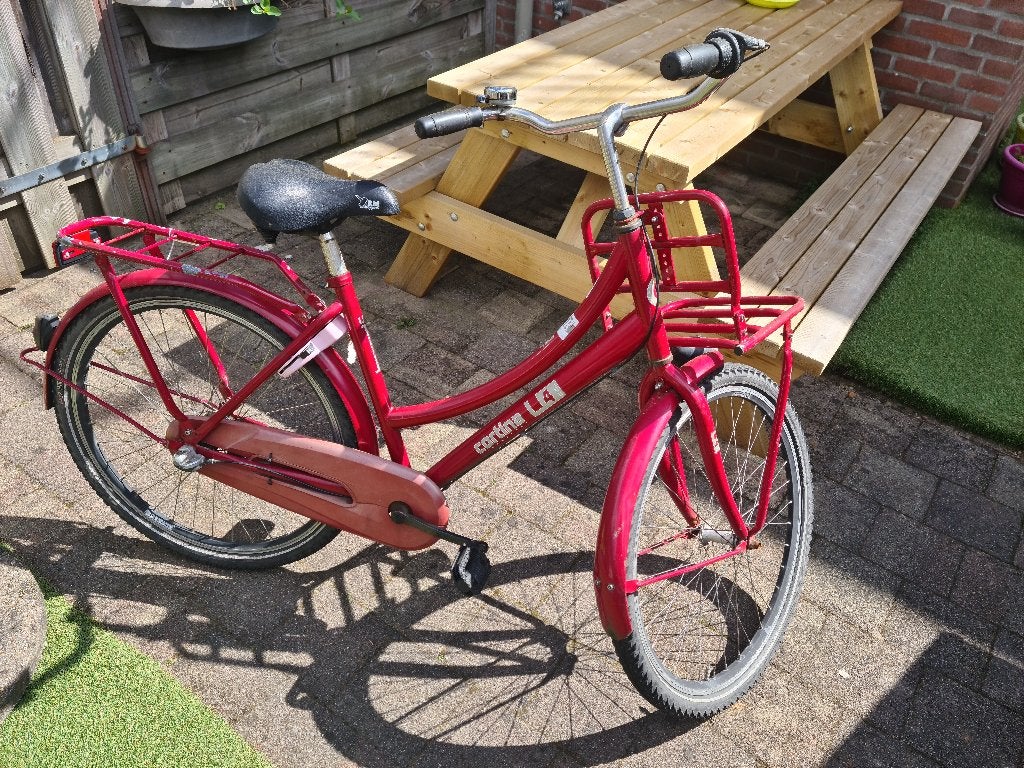 Cortina U4 meisjesfiets 26 inch met 3 versnellingen, Fietsen en Brommers, Fietsen | Meisjes, Terugtraprem, Gebruikt, Versnellingen