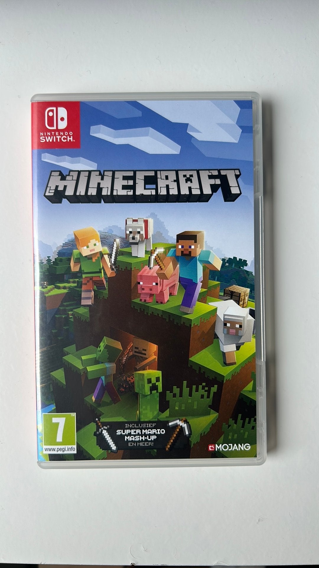 Minecraft voor nintendo switch, Avontuur en Actie, Ophalen of Verzenden, Zo goed als nieuw, 3 spelers of meer