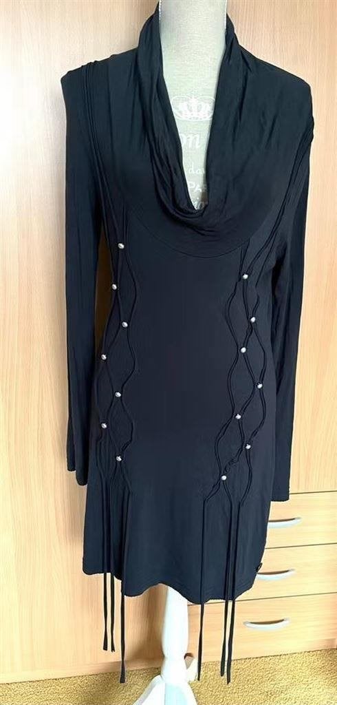 Dragons in the sky jurk maat 38/40, Kleding | Dames, Maat 38/40 (M), Ophalen of Verzenden, Zo goed als nieuw, Grijs