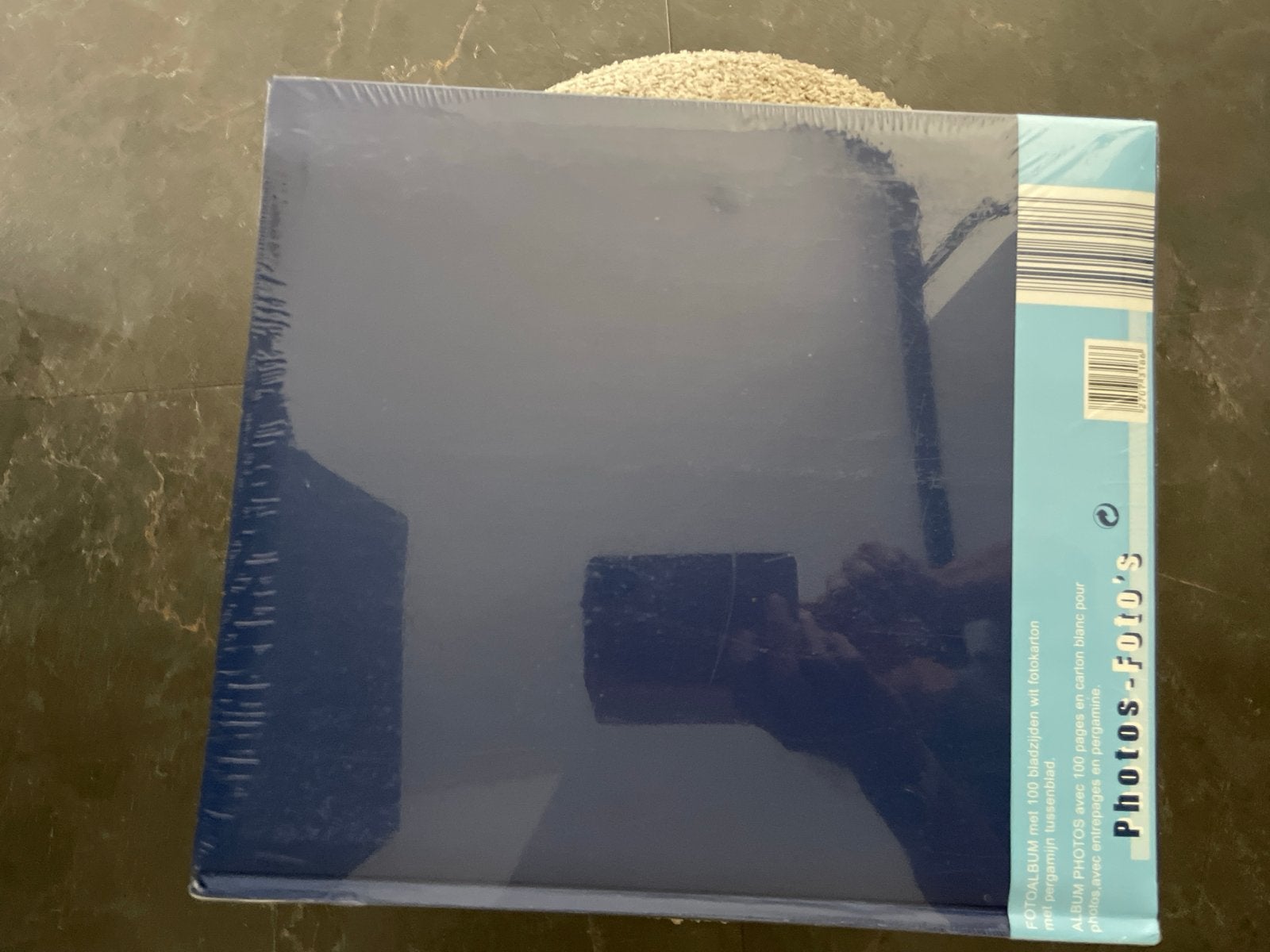 Nieuw fotoalbum donkerblauw, 100 bladzijden, Blauw, Overige typen, Nieuw, Ophalen of Verzenden
