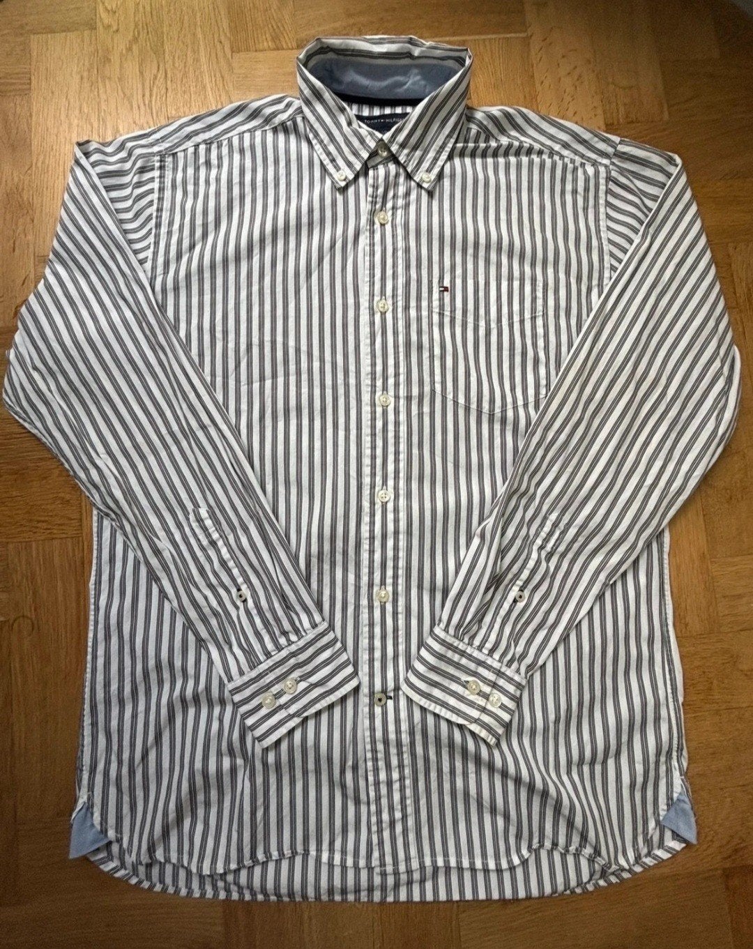 Tommy hilfiger blouse gestreept Maat S, Verzenden, Zo goed als nieuw, Blauw, Tommy Hilfiger