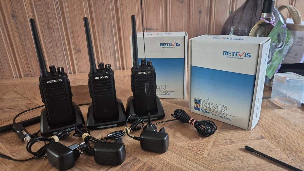 3 zgan dmr portofoon. Super compleet, Telecommunicatie, Ophalen, Zo goed als nieuw