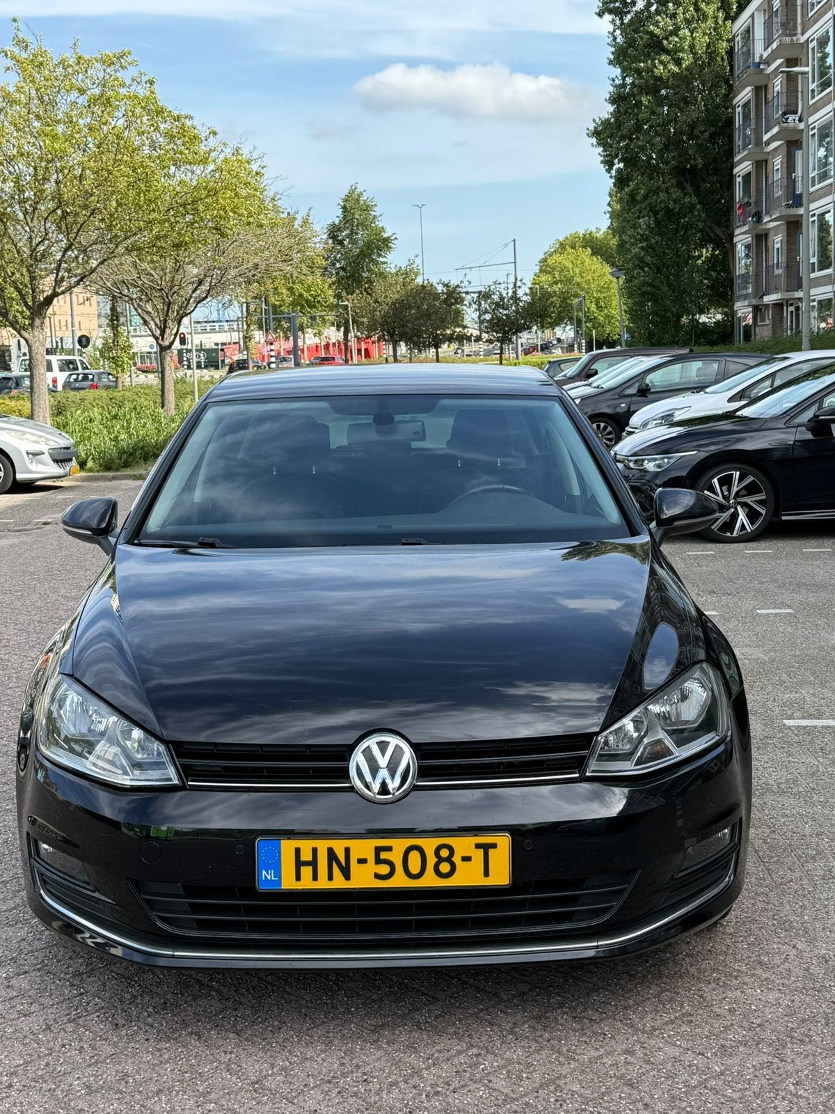 Volkswagen Golf 7 1.6 TDI Businessline – Zeer rijk uitgerust, Auto's, Voorwielaandrijving, 4 cilinders, Zwart, Origineel Nederlands