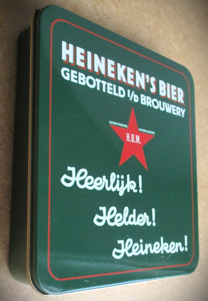 Heineken Viltjes en Blikje~Verzameling van 6x Bierviltje, Ophalen of Verzenden, Zo goed als nieuw, Viltje(s), Heineken