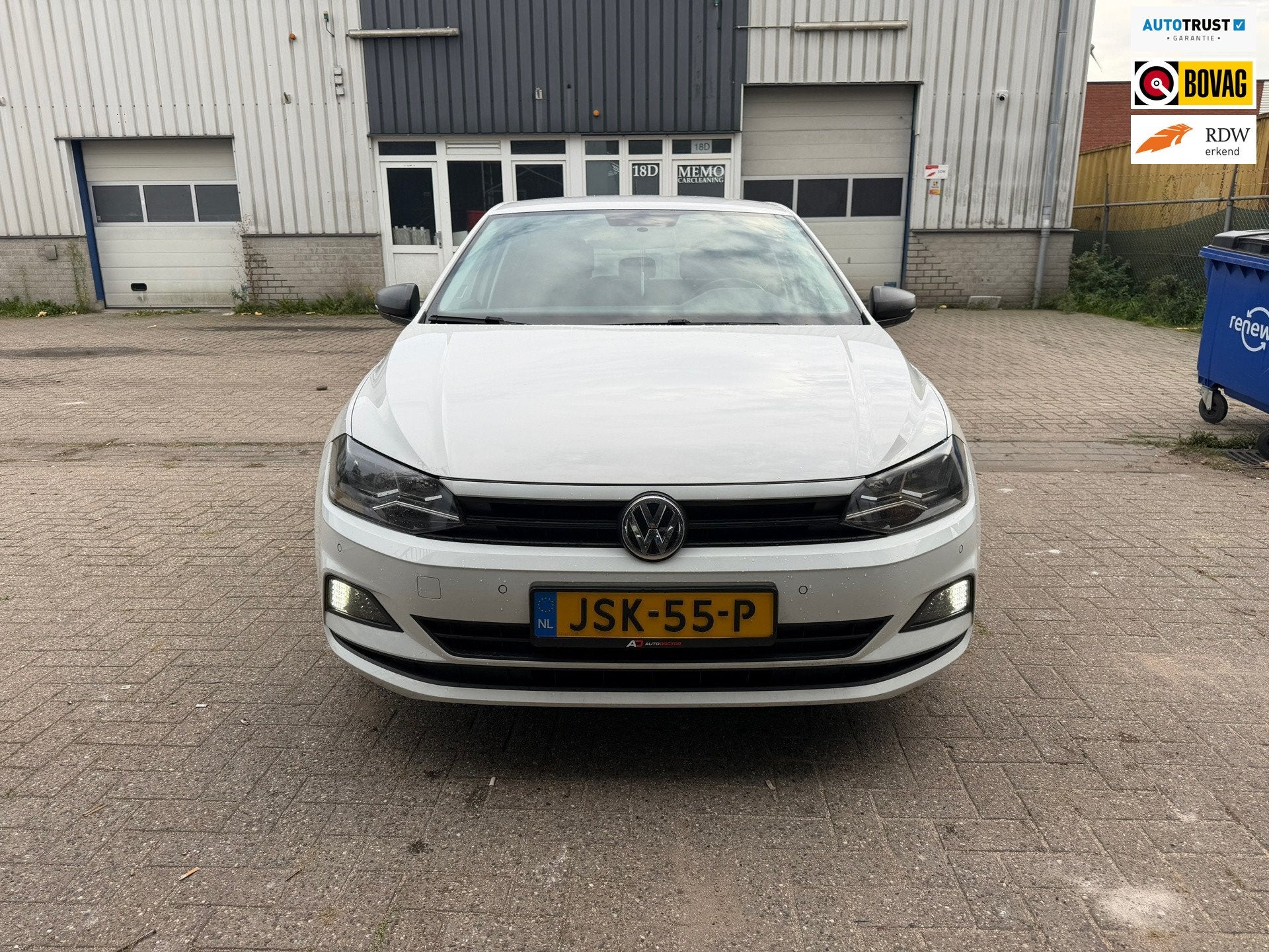 Volkswagen POLO 1.0 MPI Trendline, Auto's, 1005 kg, Gebruikt, Euro 6, Wit