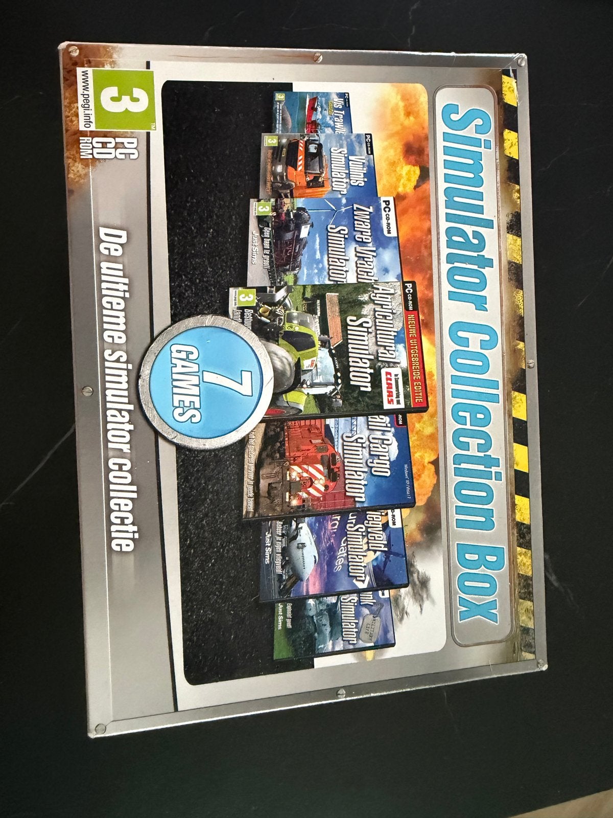 Simulator Collection Box PC CD-ROM - 7 Games, Gebruikt, 1 speler, Ophalen of Verzenden, Vanaf 3 jaar