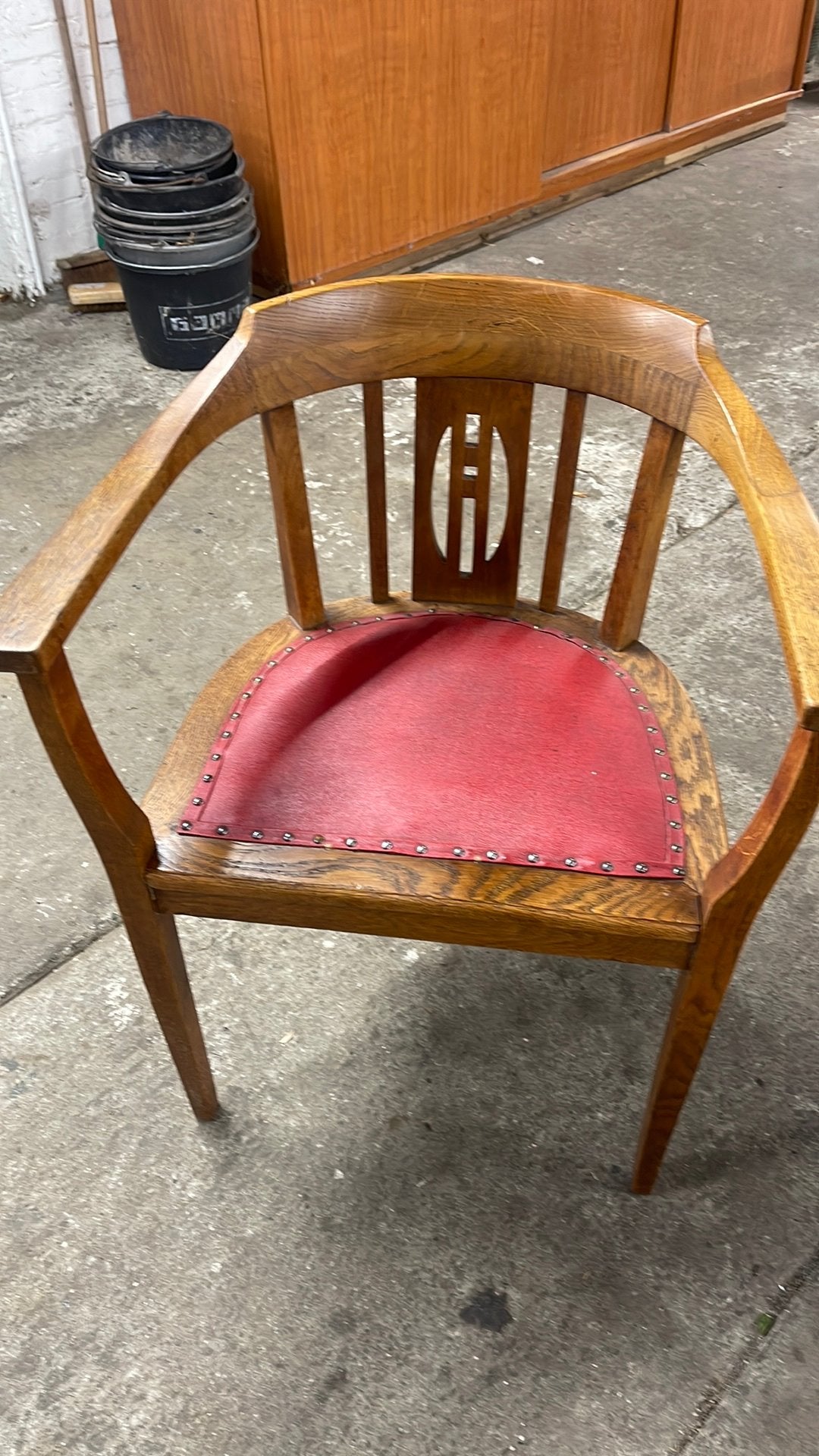 Oude bureaustoel, Antiek en Kunst, Ophalen