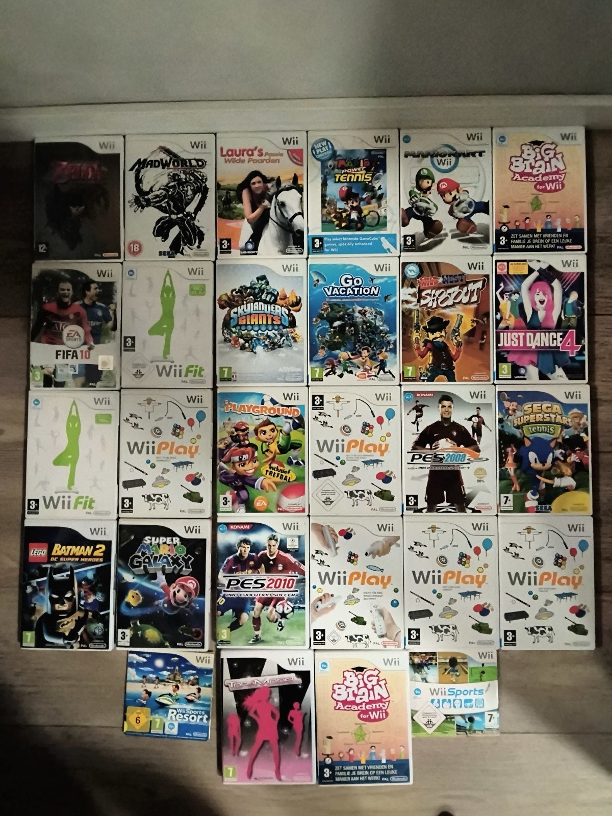 Diverse Nintendo Wii games